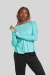 VENUS LONG SLEEVE TOP ELECTRIC YOGA