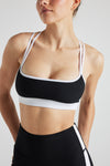 ELECTRIC RIB COLOR BLOCK BRA ELECTRIC YOGA