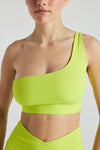 ELECTRIC RIB ONE SHOULDER BRA ELECTRIC YOGA