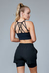 Faux Wrap Love Bra Electric Yoga