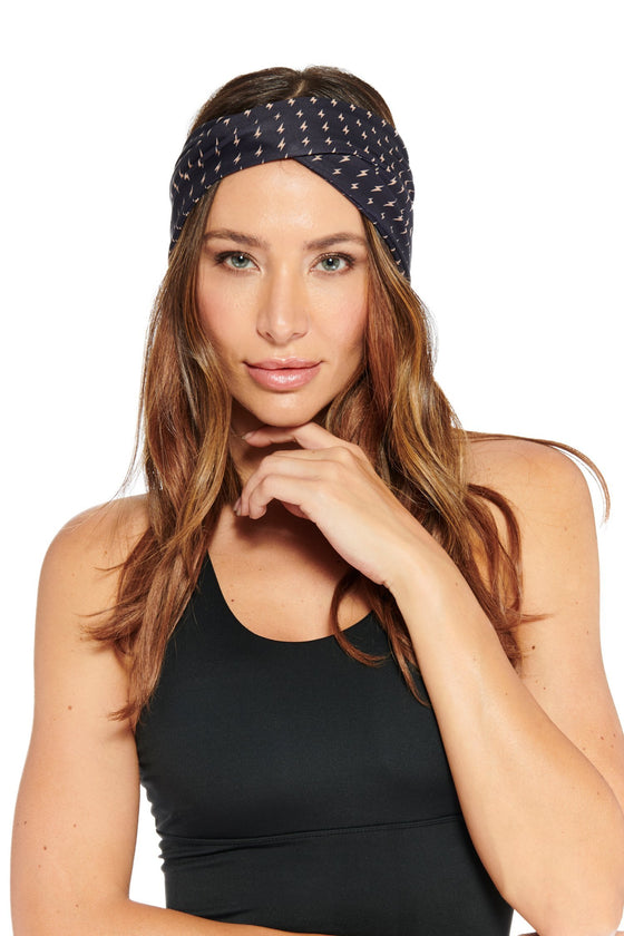 All Over Bolt Headband Electric Yoga