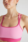 ELECTRIC RIB COLOR BLOCK BRA ELECTRIC YOGA