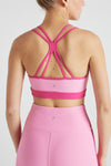 ELECTRIC RIB COLOR BLOCK BRA ELECTRIC YOGA