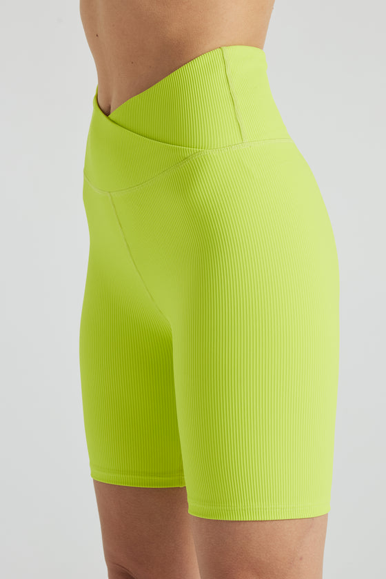 ELECTRIC RIB BIKER SHORTS ELECTRIC YOGA